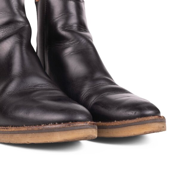 Everlane The Chelsea Boot Black Leather Rubber Sole Women's 9.5 - Picture 12 of 14